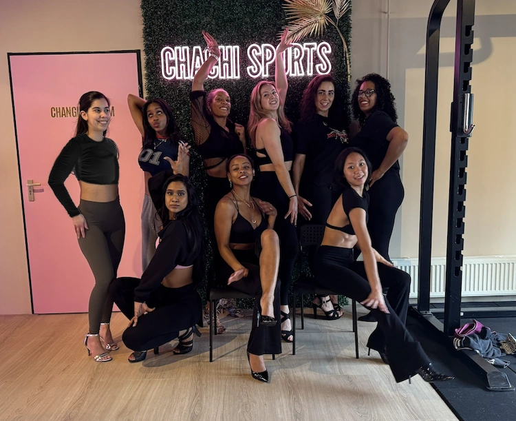 Feminine Heels workshop bij Chachi Sports